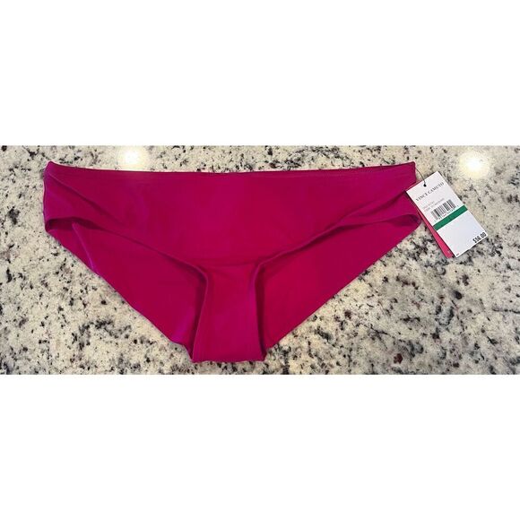 Vince Camuto Shirred Smooth Fit Cheeky Bikini Bottom - Picture 3 of 6
